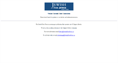 Desktop Screenshot of jewishfreepress.ca